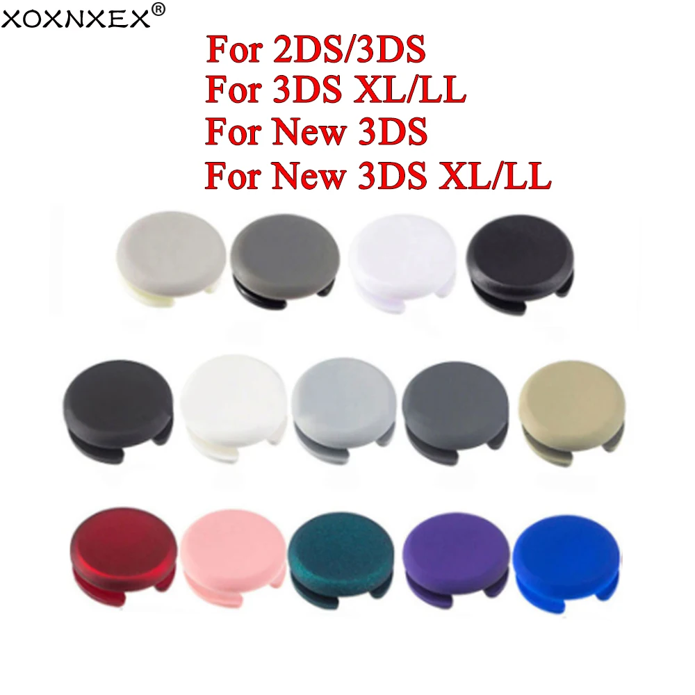 GROOMY 5Pcs/Set Replace Plastic 3D Analog Controller Stick Cap 3D Joystick Cap Cover Button For New 3DS 3DSLL 3DS XL