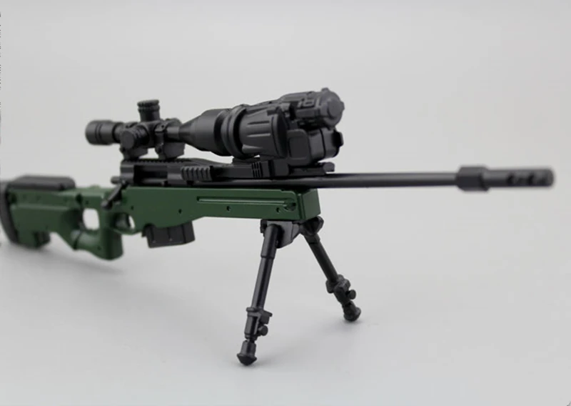 1:6 Scale AWM 1/6 Sniper Rifle Plastic Assemble 4D Gun Model Military Accessories for 12 inch Action Figure Display | Игрушки и хобби