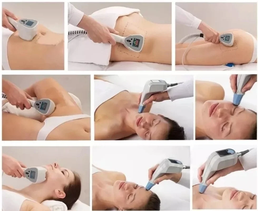 2025 Portable Body Fat Removal RF Machine 2 in 1 Cellulite Treatment Machine Body Slimming Lymphatic Drainage