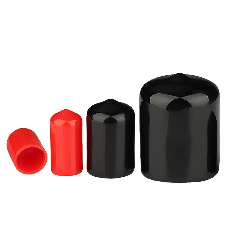 Soft Rubber Cap Sleeve 1.5-60mm PVC Thread Protection Sleeve Rubber End Caps Sealing Plug Protective Equipment