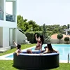 Heated Outdoor Jacuzzi Inflatable Household Bathtub Aldult Bathtub Sauna Bath Hot Spring Spa Product Portable Folding Bathtub 5