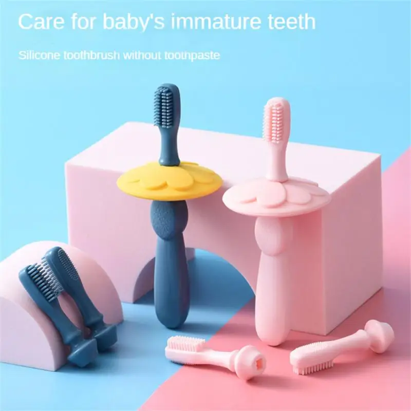 Infant Toothbrush Soft And Comfortable Clean And Safe For Kids Children's Gift Baby Silicone Toothbrush Food-grade Silicone baby toothbrush