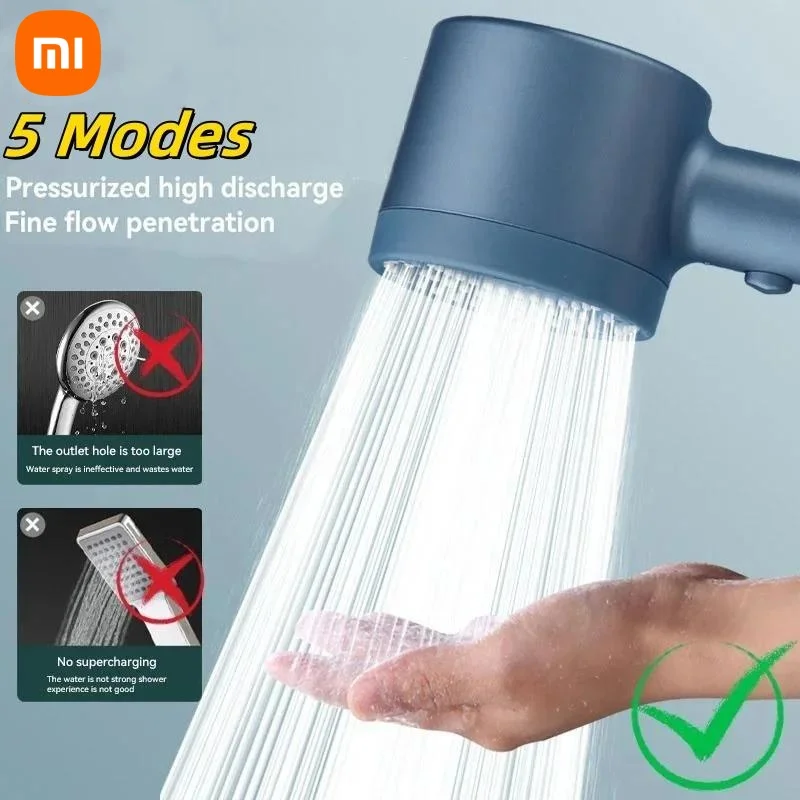 Xiaomi Shower Head 5 Modes Water Saving Adjustable High Pressure Showerhead Handheld Spray Hangable Bathroom Accessories ﻿ 2