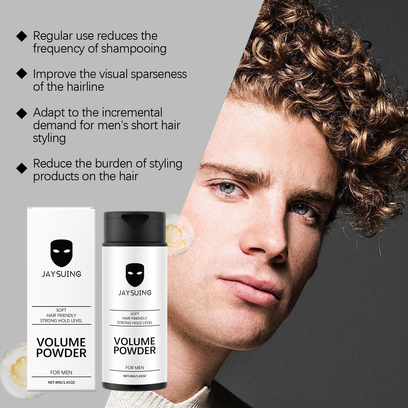 Volumizing Hair Powder Oil Control Fluffy Hair Powder Root Lifting Thickness Increase Volume Texturizing Styling Hair Treatment view 6