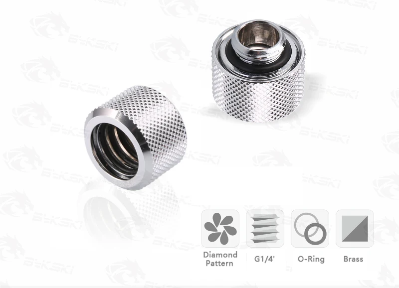Bykski 12 pçs lote od14mm 16mm tubo