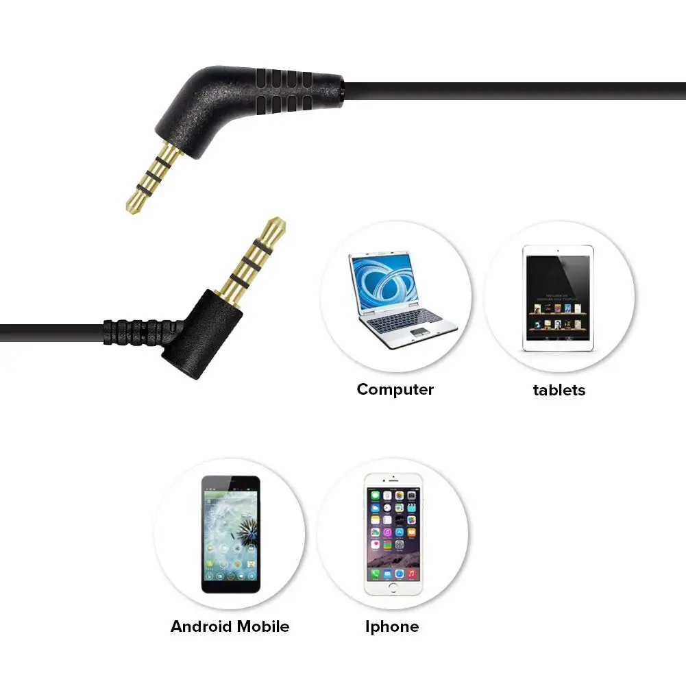 OFC Replacement Cable Extension Cord Flight Airline Airplane Adapter for Bose QuietComfort 3 QC3 Headphones