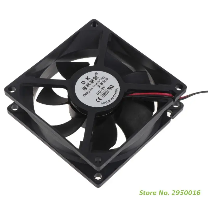 Ventola Di Raffreddamento USB 80x80x10 Mm – 5V 0.25A – Silenziosa Per Computer E Progetti DIY