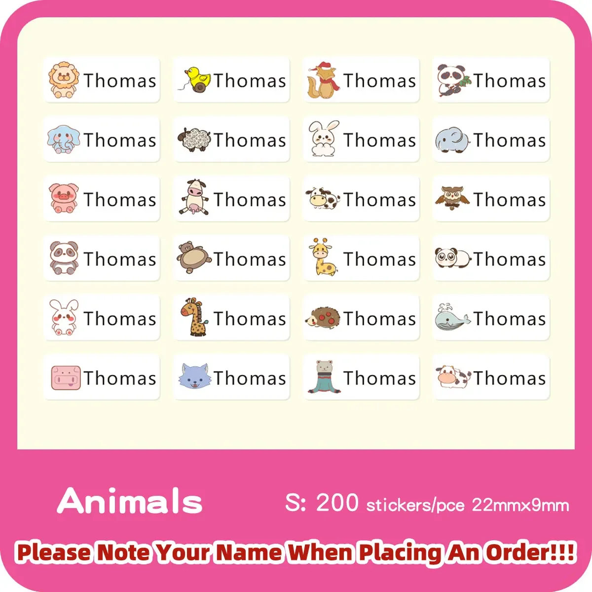 Animals 200pcs