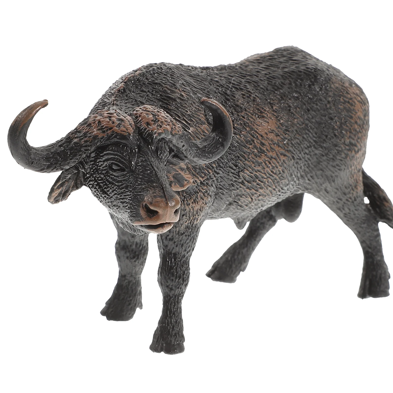 

Buffalo Figurines Realistic African Buffalo Model Ornament Solid Simulation Wildlife Figurine Toy Model Craft Home Decoration