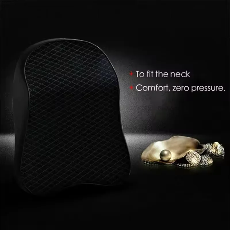 Breathable Car Headrest Seat Cushion Memory Foam Pillow Head Support Neck Rest Cars Travel Pillows 3D Memory Foam Neckrest