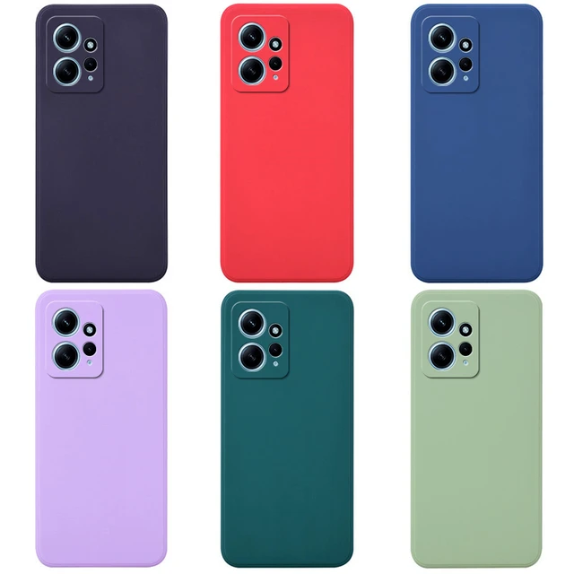 Compatible with Redmi Note 12S 4G Case Cover,Compatible with Xiaomi Redmi  Note 12S 4G for TPU Soft Mobile Phone Case Cover Red