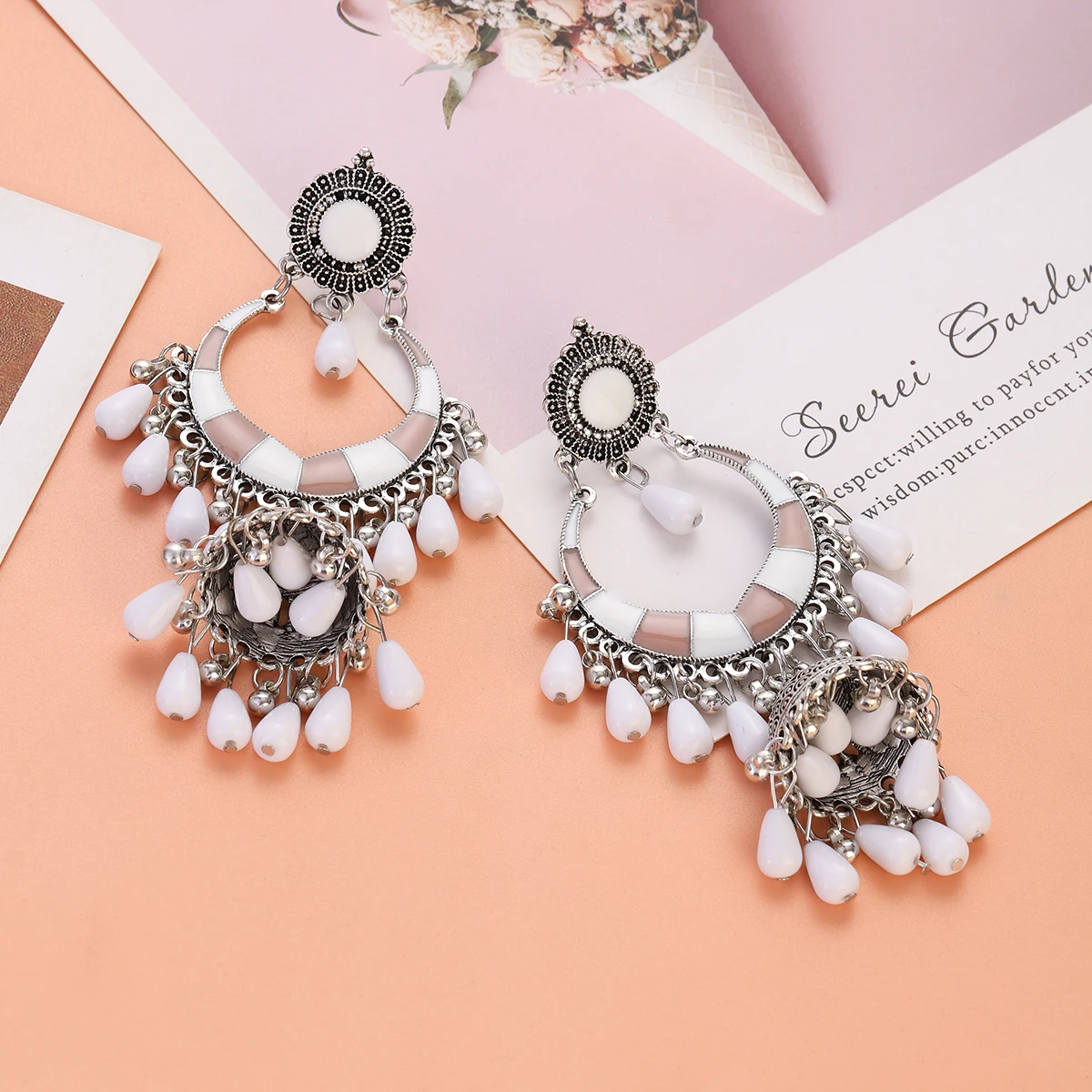 Bohemia Brincos Grandes para Meninas, Bohemia Jóias, Brincos Indianos,  Pingente Colorido de Óleo Africano Kundan Drop, Moda Festa - AliExpress, image size:1200x1200