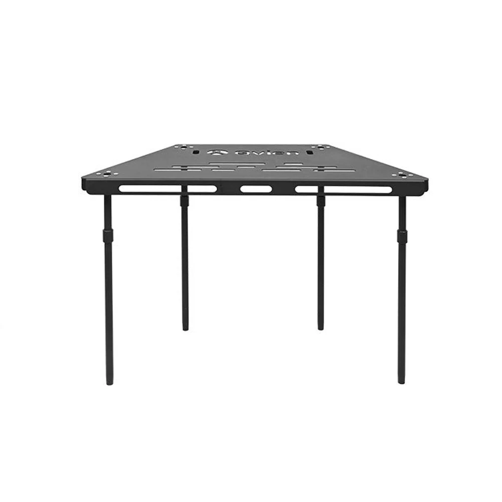 Portable Camping Aluminum Alloy Table Lightweight Folding Hollow Splicable Adjustable Mini Tourist Table Outdoor Picnic Barbecue Camping & Hiking Camping Furnishings Outdoor and Sports