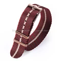 Redbeige-brass buckl