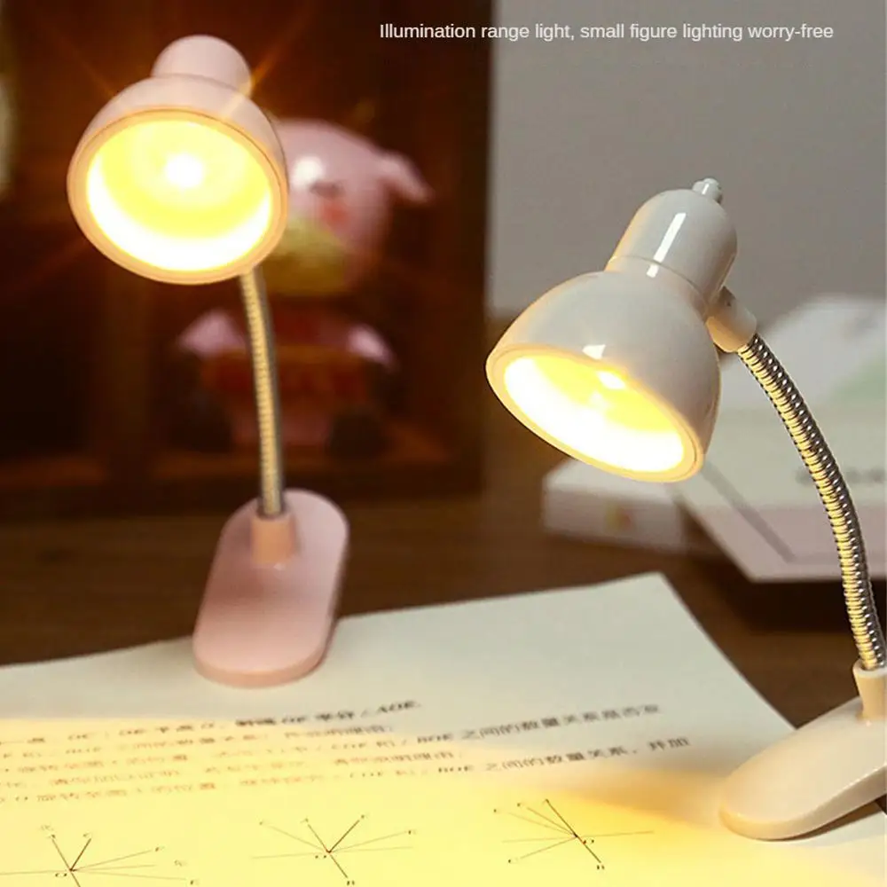 LED Light Night Light Book Light Mini Night Light Mini LED Light Cute Mini Lamp to Read Book Eye Protection Rotatable Reading Lamp with Clamp Reading Lights for Books Desk Table Bedroom