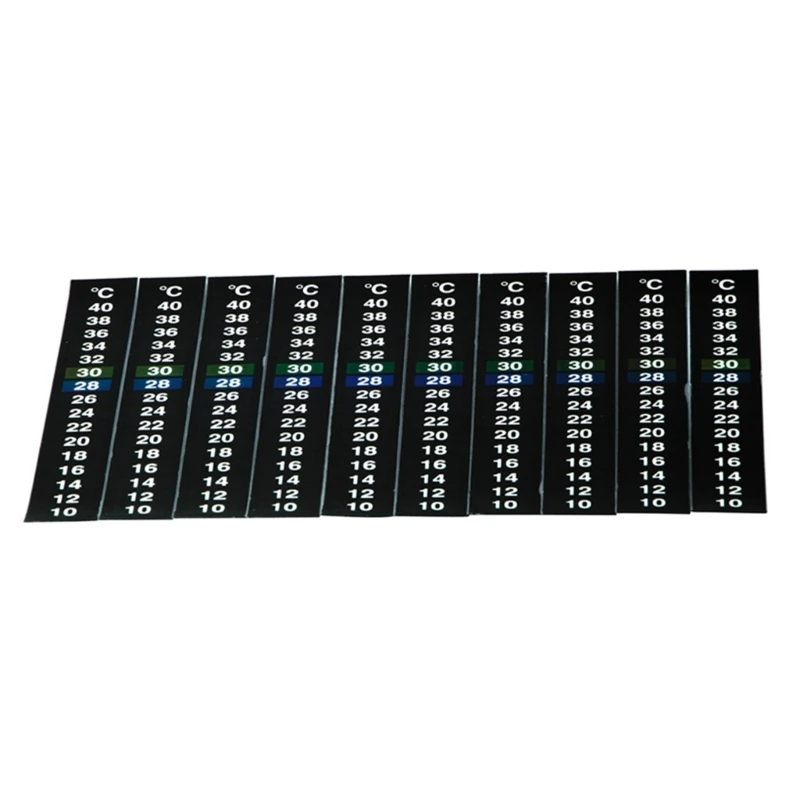 10Pcs Adhesive Thermometer Strip Fast Check Reusable Digital Temperature Sticker temperature sticker