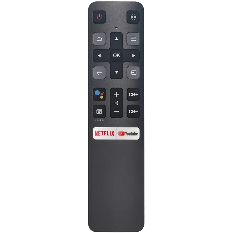 

SRC802V Replaced Bluetooth Voice Remote Control Fit For TCL TV 55S430(F601) 43S430(F601) 65Q637 55Q637 65Q637