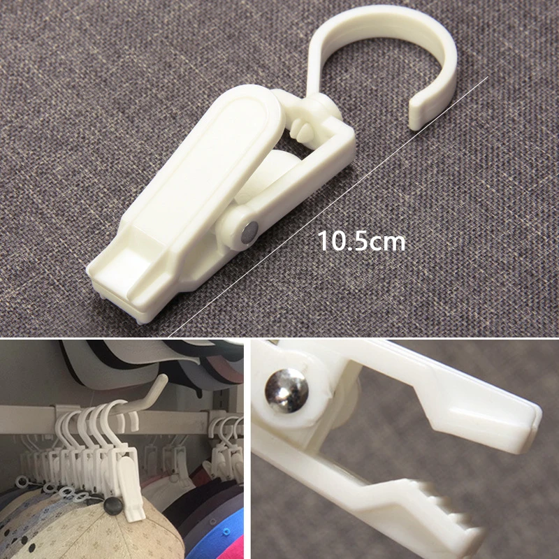 1Pc Plastic Hanging Clothespin Curtain Hook Clip Pegs Windproof Beach