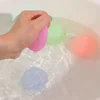 60pcs Reusable Water Fighting Balls Adults Kids Summer Swimming Pool Silicone Water Playing Toys Pool Water Bomb Balloons Games 5