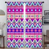 Aztec Curtains Child Room Shades Blackout Curtain for Room 2 Panel Tulle for Bedroom Partition Home Interior Curtains Living 1