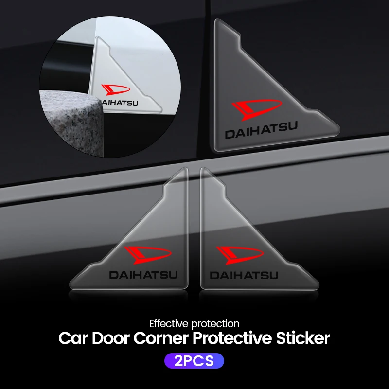 2/4 Pz Trasparente Car Door Corner Cover Paraurti Collisione Protezione Antigraffio Per Daihatsu Terios Sirion Mira Rocky Materia