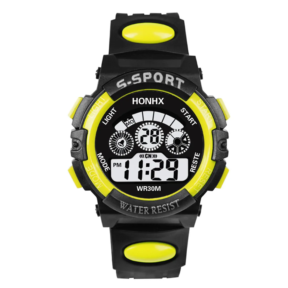 Children's Watch Multi functional Night Light Timing Sports Student Electronic Watch