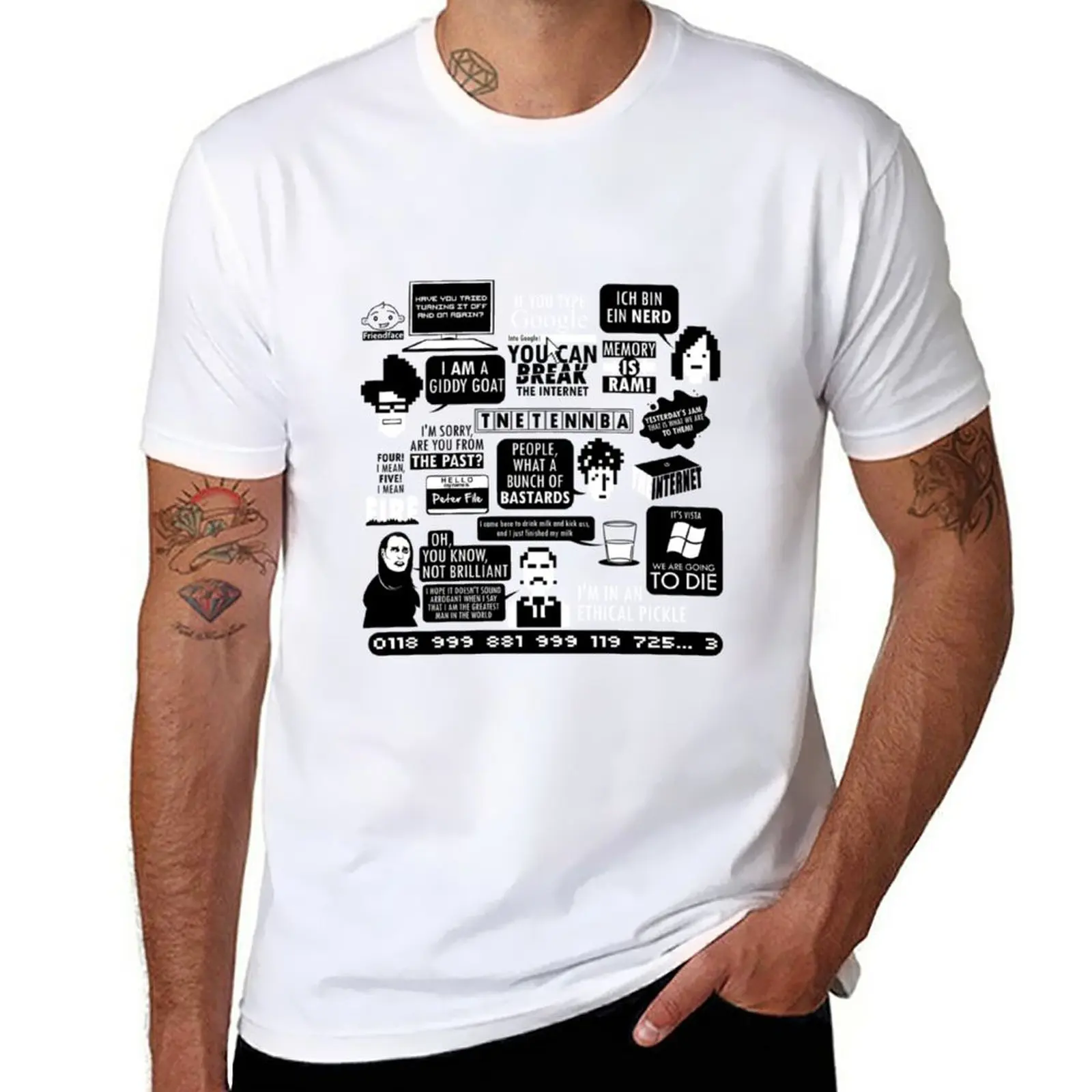 

New IT Quotes T-Shirt anime clothes tops mens graphic t-shirts big and tall