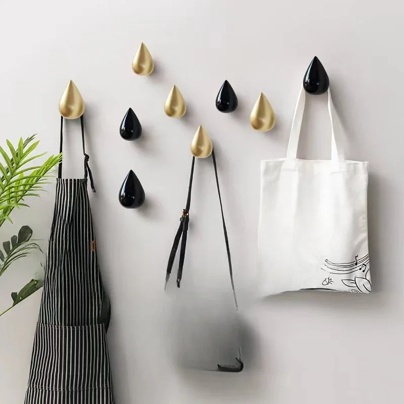 

New Creative Decorative Creative Water Drop Coat Hook Wall Wall Hook Fitting Room Coat Hook Wall Decoration