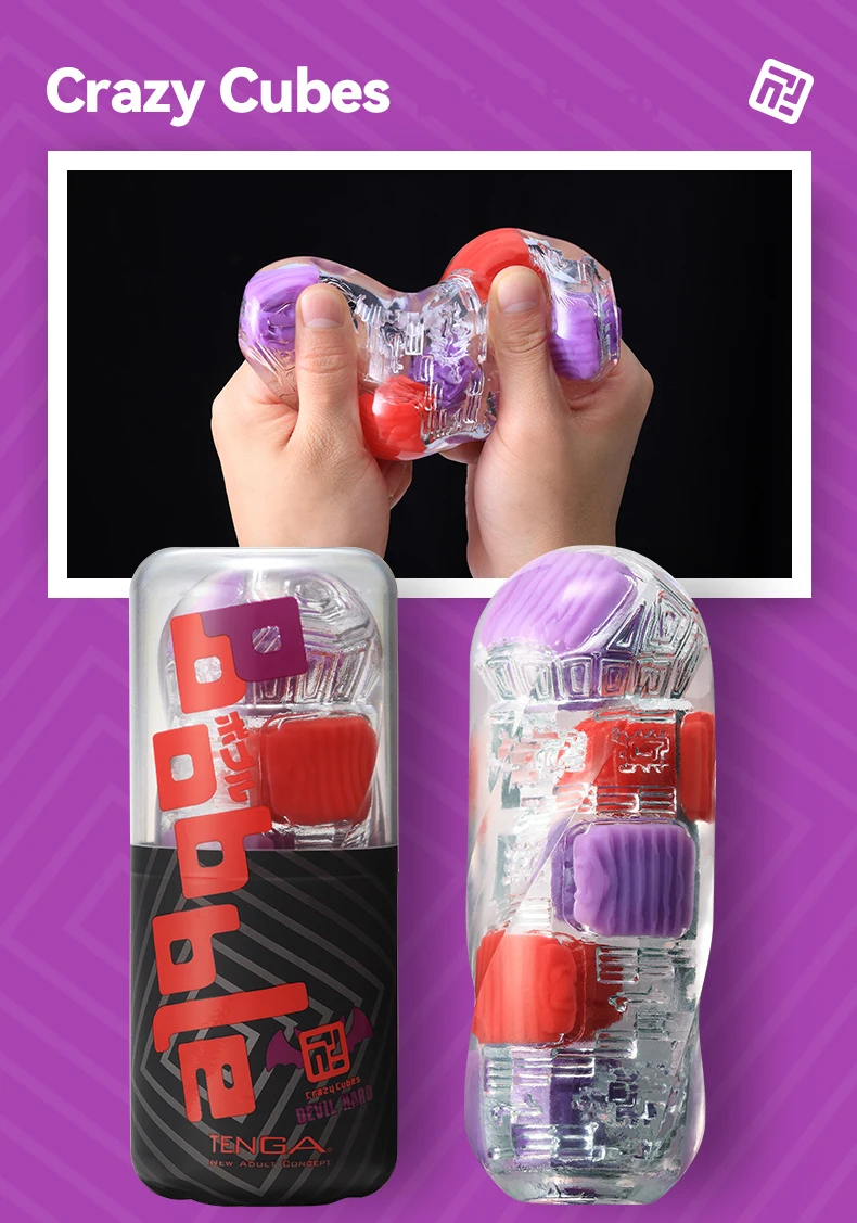 New TENGA Bobble Crazy Elastomer Sex Toy Japan's Original Pussy Realistic Oral 3D Deep Throat Artificial Vagina Male Masturbator