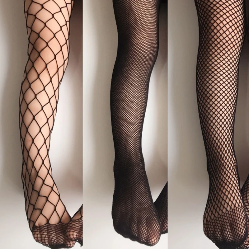 

Children's Fishnet Stockings Summer Style Mesh Stockings Black Fishnet Stockings Girls Pantyhose Bottoming Fishnet Stock