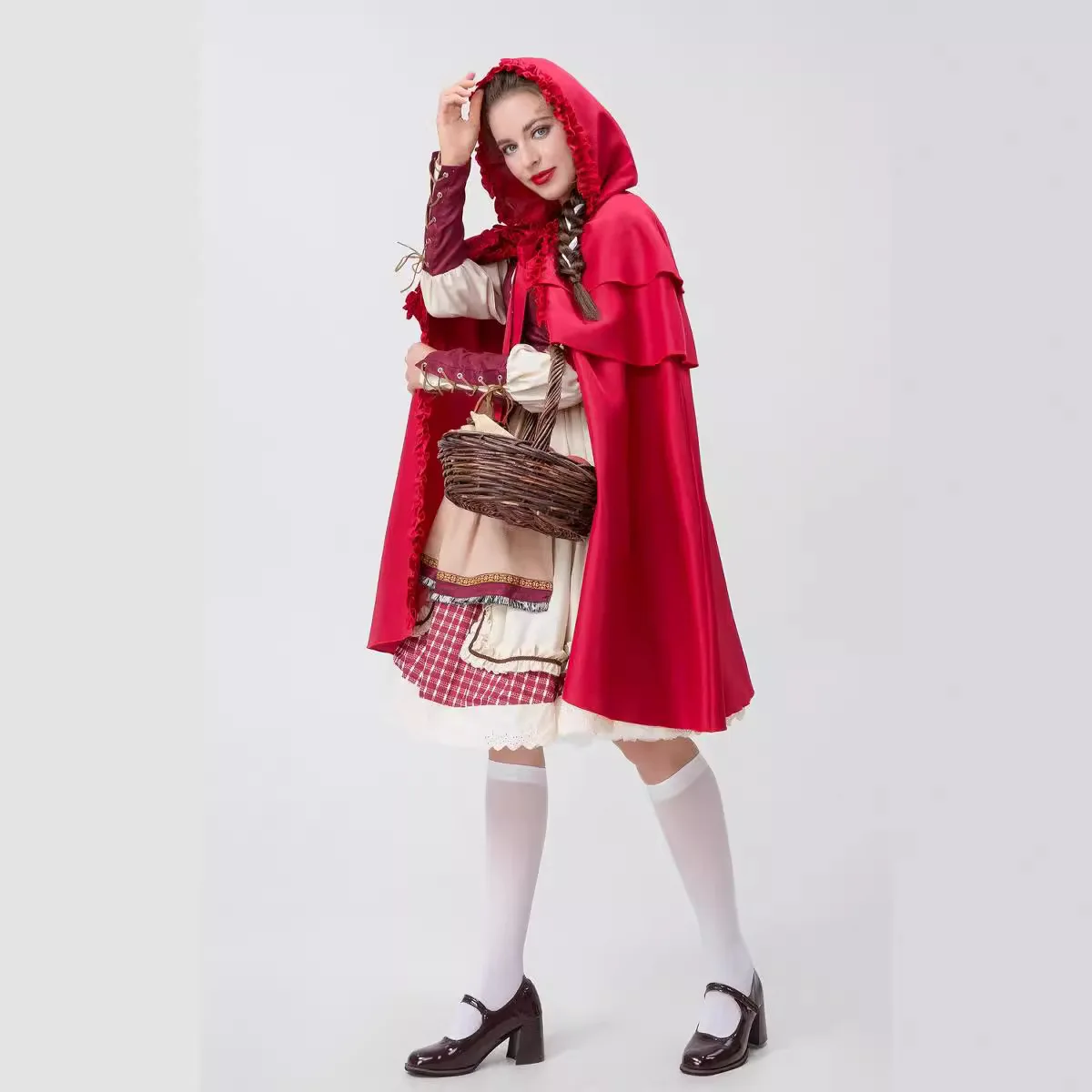 Halloween Cosplay little red riding hood adult drama stage costume