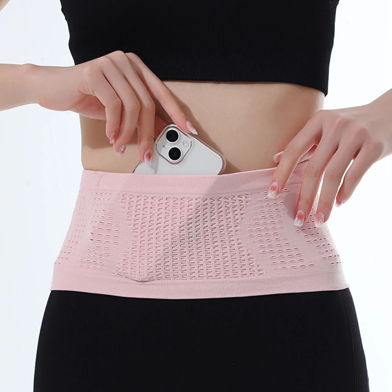 

Waist Money Belt Pack Belt Bag Mobile Phone Bag Running Waist Bag Sports Fanny Pack Invisible Unisex With Hook Seamless