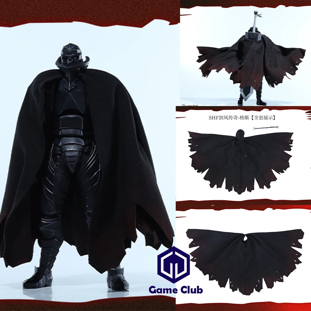 

JLDZ Toy Custom 1/12 Scale Soldier Comic Characters Berserker Berserker Hooded Cloak Model For 6" Shf Figma Action Figures Body