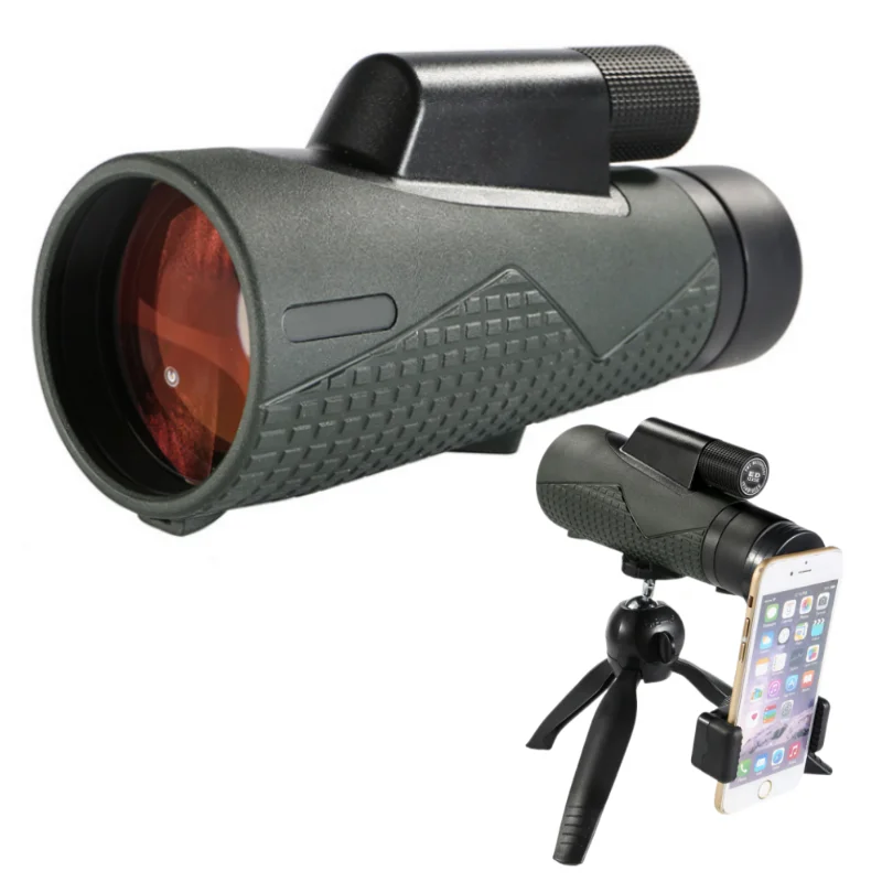 

56mm ED Lens Monocular Telescope FMC/BAK4 Prism 12X Powerful IPX7 Waterproof Telescope for Hunting Camping