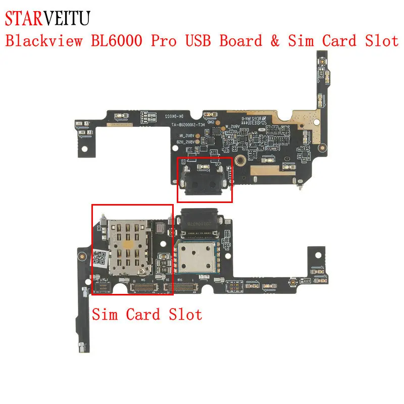 Per Blackview Bl6000 Pro Usb Board Charger Circuits Sim Card Slot Dock Connector Accessori Per Smartphone
