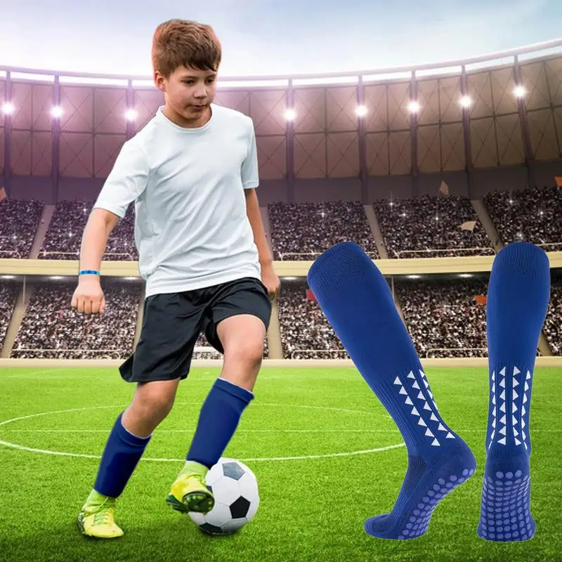 

Soccer Socks Breathable Boys Girls Anti-slip Soft Training Knee High Sock Thick For Outdoor Sport Running Hiking Tennis Jogging