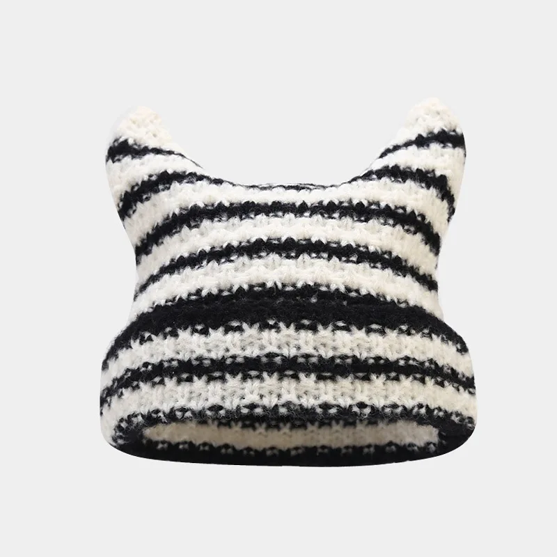black white striped