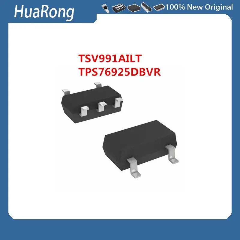 

5Pcs/Lot TSV991AILT TSV991A K129 TPS76925DBVR SOT-23-5 ADM809SARTZ-REEL7 SOT-23 MP45DT02TR HLGA-6