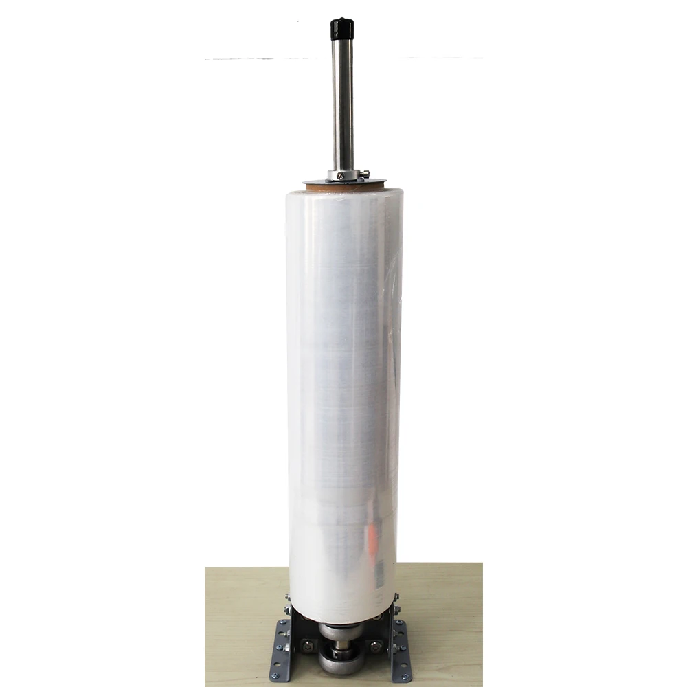24" Table Fixed Vertical Stretch Film Baler Packaging Film Pallet with Single Roll