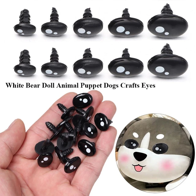 100pcs Oval Eyes Resin Craft Eyes Eyeballs Eyes for DIY Stuffed Animals  Sewing Craft Dolls Puppets Bears Toys - AliExpress