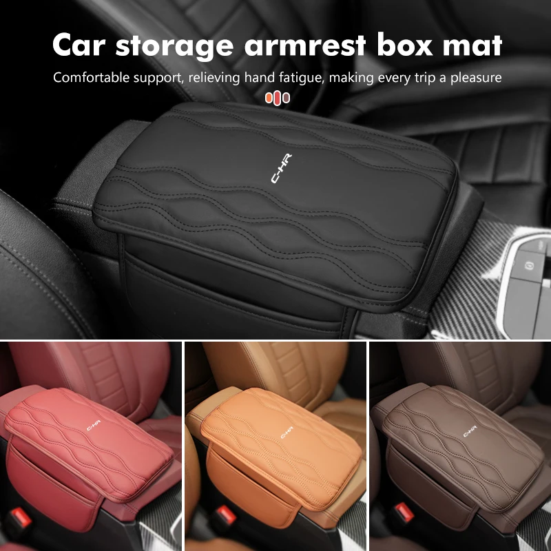 Car Central Bracciolo Box Pad Storage Bag Auto Bracciolo Case Mat Per Toyota Sienna 4Runner Verso Fortuner Venza Highlander Aqua