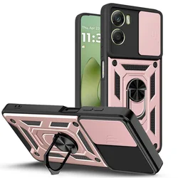Durable Camera Protect Case with Enhanced Shock Absorption and Scratch Resistance for Motorola Moto G14 (Rose Gold)