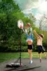 Adjustable Basketball Hoop 5-7 FT, Portable Basketball Goal with Stand & Wheels, Indoor Outdoor Play for Kids Teens Adults