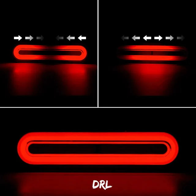 3 in 1 LED テールライト シーケンシャル ターン シグナル