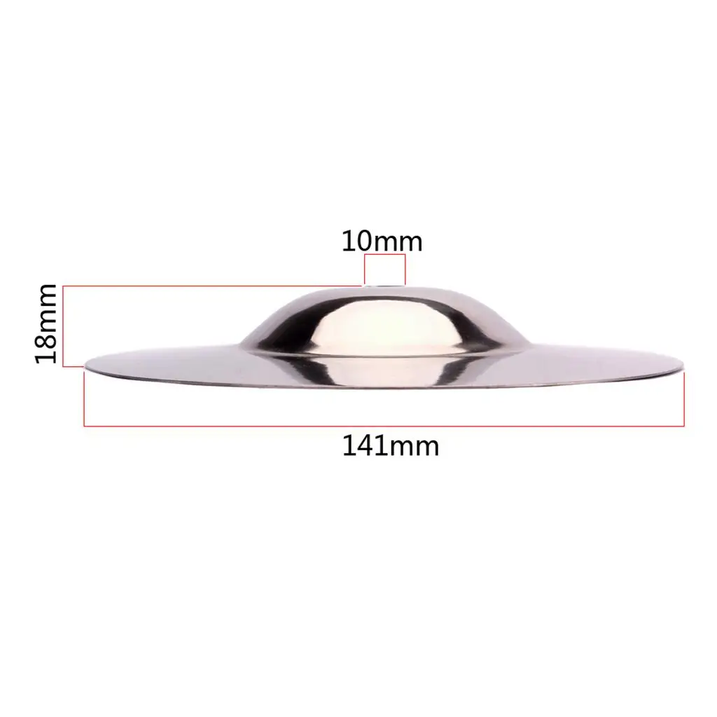 Steel 5.6'' Cymbal Gong Band Rhythm Percussion Muscial Instrument Toy