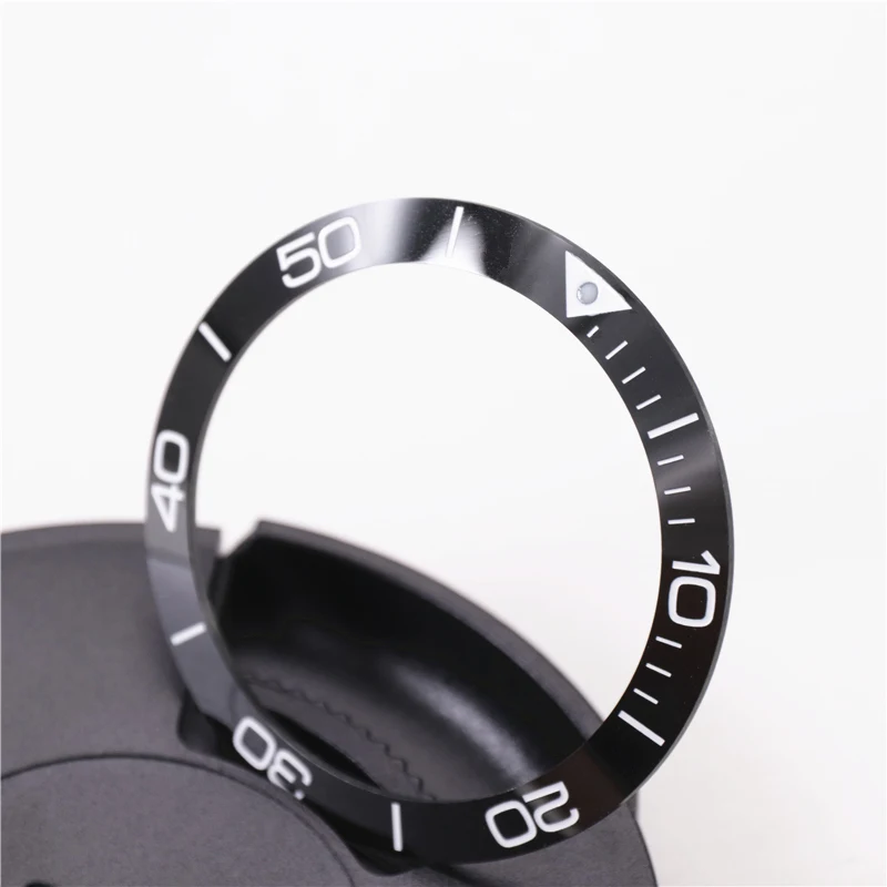 High Quality 38.7mm Ceramic Bezel Insert For Longines Comcast Diving 41mm Watch L37814569 L37854066 Digital Ring Watch Parts