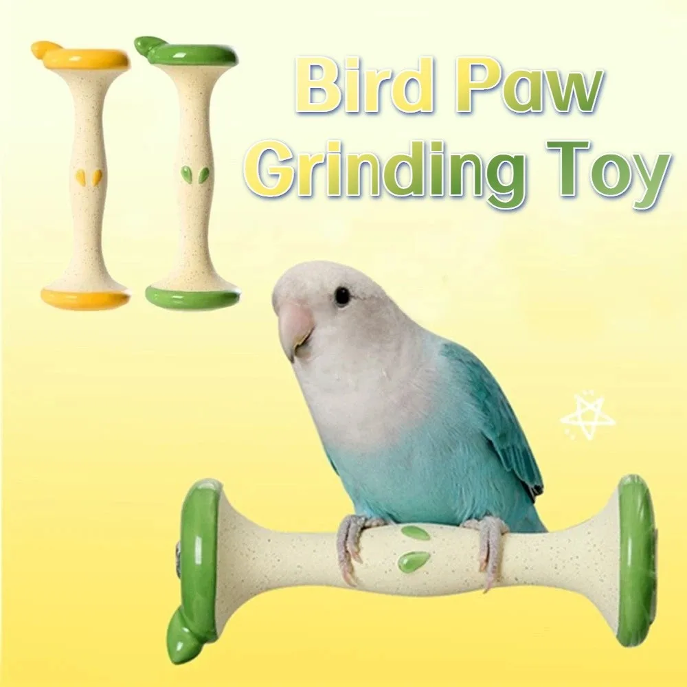 Creative Parrot Standing Stick Sturdy Fruit Core Shaped Bird Paw Grinding Durable Grinding Claws Bird Beak Grinding Stone