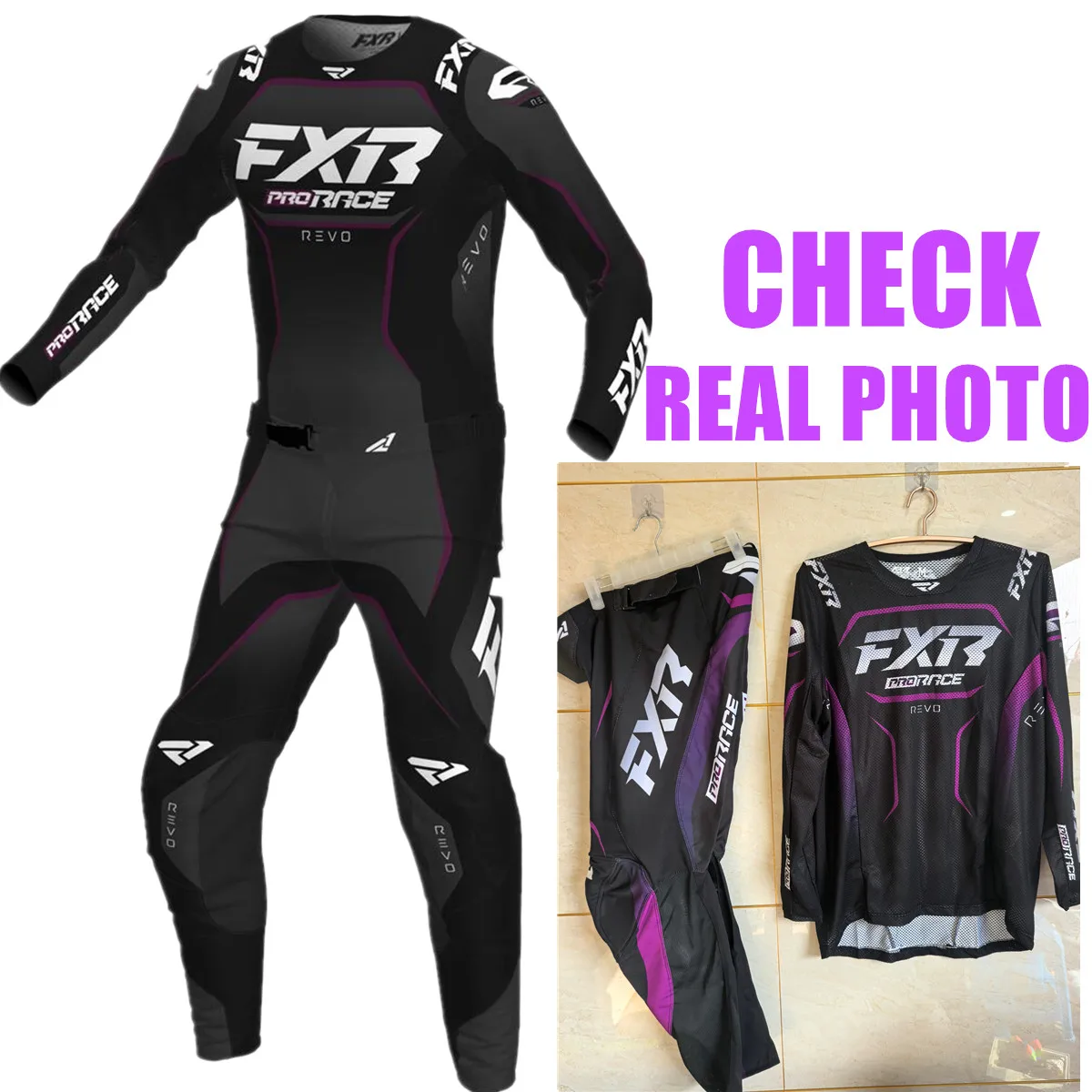 Motocross Gear Set LE FXR REVO mx Gear Set Off Road Motocross Jersey Set Motorcycle Clothing