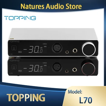 Toping E70 디코더 블루투스 5.1 오디오 DAC HIFI 프리 앰프 ES9028Pro, XMOS XU316 QCC5125, LDAC APTX HD AAC 지원