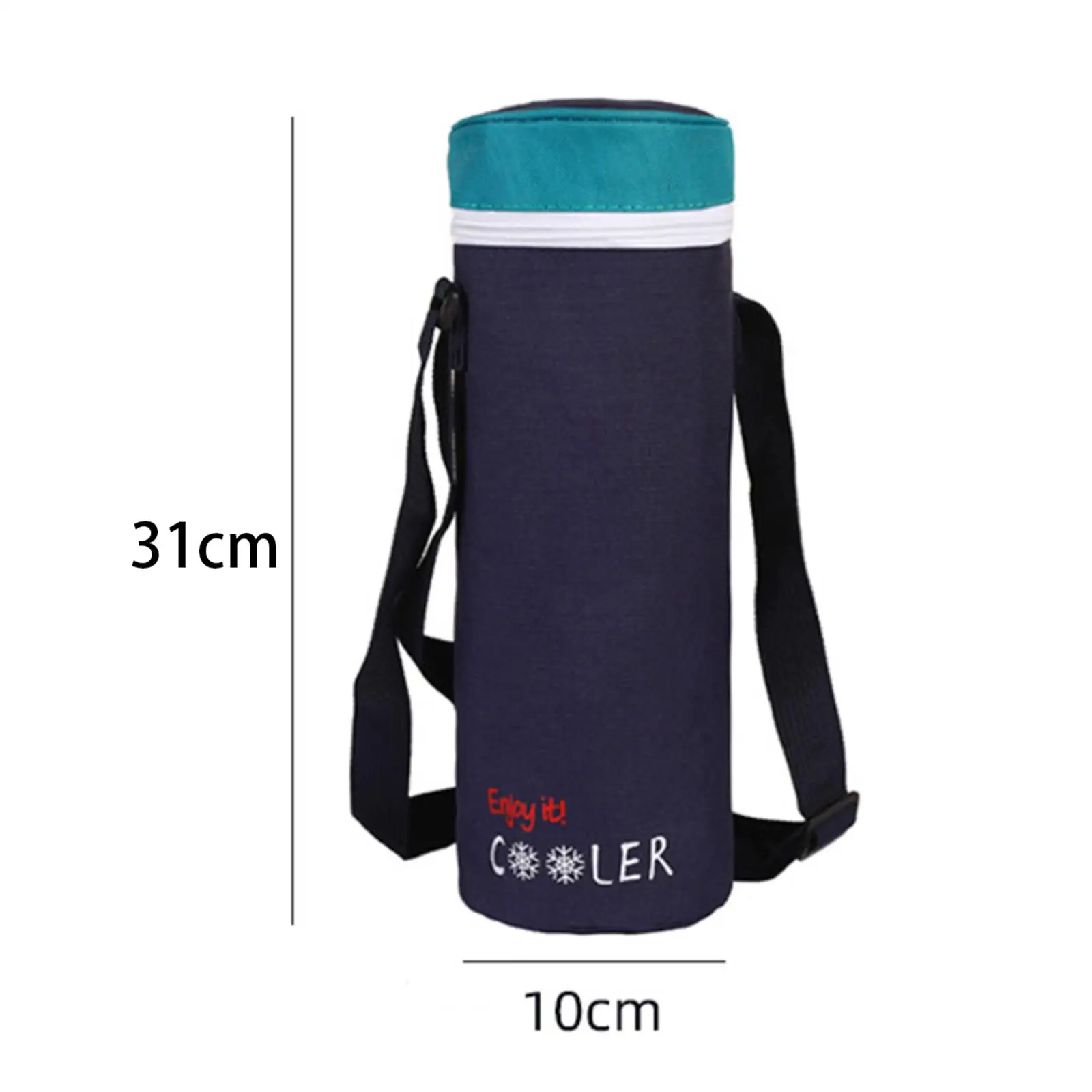 Insulated Water Bottle Bag Carrier Cooler Bag Outdoor Thermal Drink Tote
